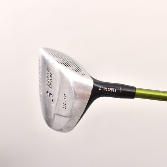 USKG ULTRALIGHT UL-18 3 FAIRWAY DRIVER WOOD 37" RH KIDPOWER 57-39 GRAPHITE GREEN - Picture 4 of 10